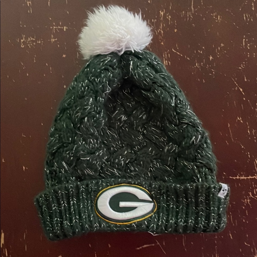 Women’s Green Bay Packer dark green with silver threads